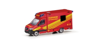 Herpa 098755 - H0 - Mercedes-Benz Sprinter 18 Fahrtec RTW Feuerwehr